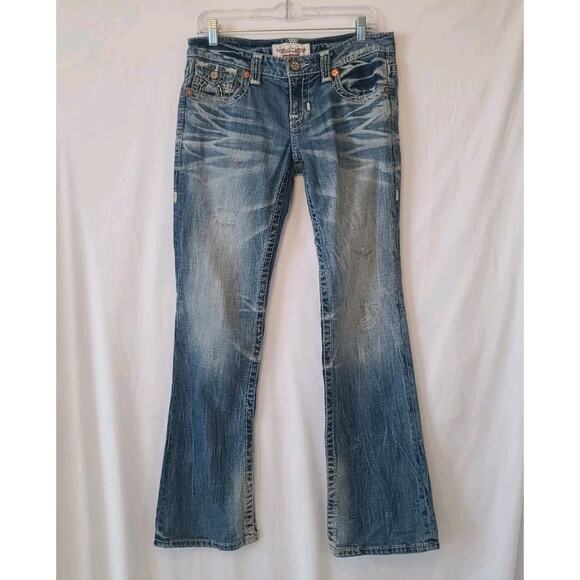 Big Star Womens Distressed Liv Bootcut Jeans 28 X 31 Y2K - Picture 1 of 6